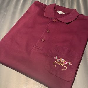 Unique Vintage Korean Woo Ri Mode Crested Pocket Polo Shirt Size XL